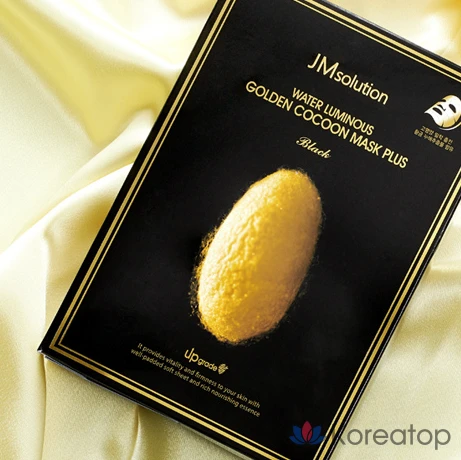 Тканевая маска для лица JM Solution Water Glow Golden Cocoon Mask Plus, 10 шт.