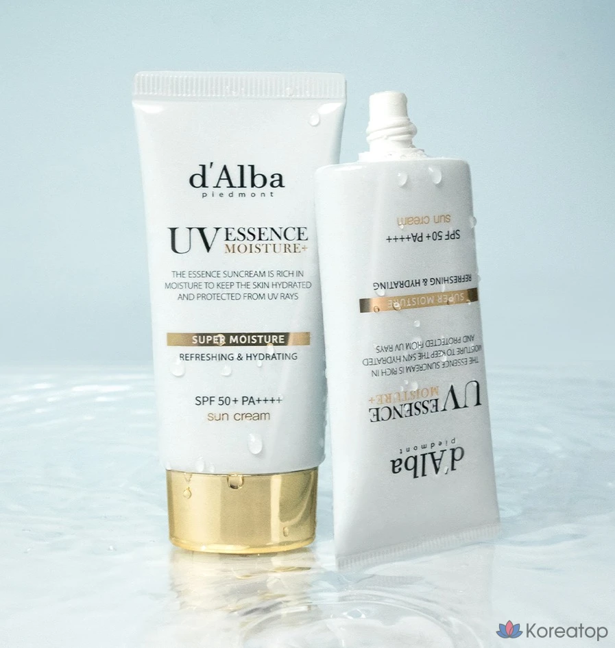Солнцезащитный крем d'Alba Super Moisture Essence Sun Cream SPF50+ PA++++, 1 шт.