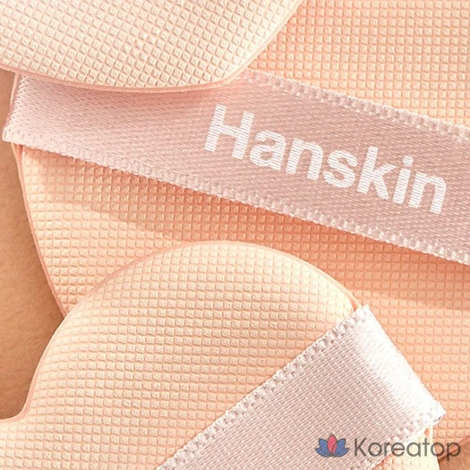 Пудра для лица HANSKIN Nude Thin Heart Puff, 5 шт.
