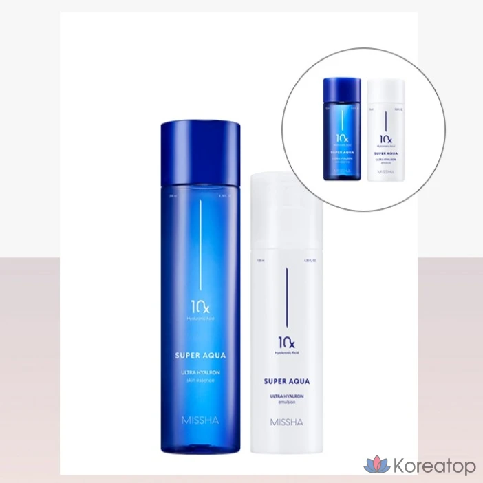 Набор для ухода Missha Super Aqua Ultra Hyalron 2-piece Set, 1 шт.