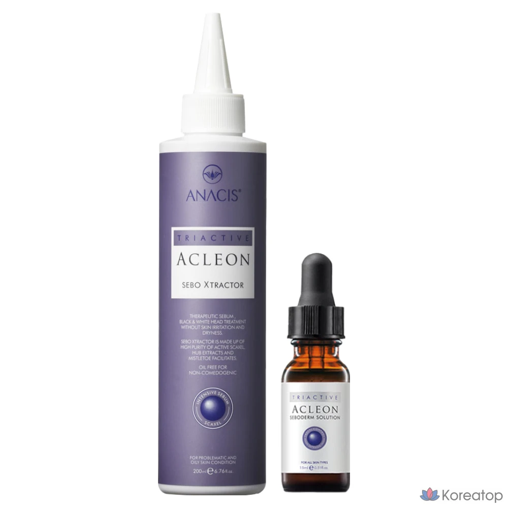 Ампульная сыворотка ANACIS Acleon Blackhead Pore Softening Ampoule 2 Types, 215 мл, 1 шт.