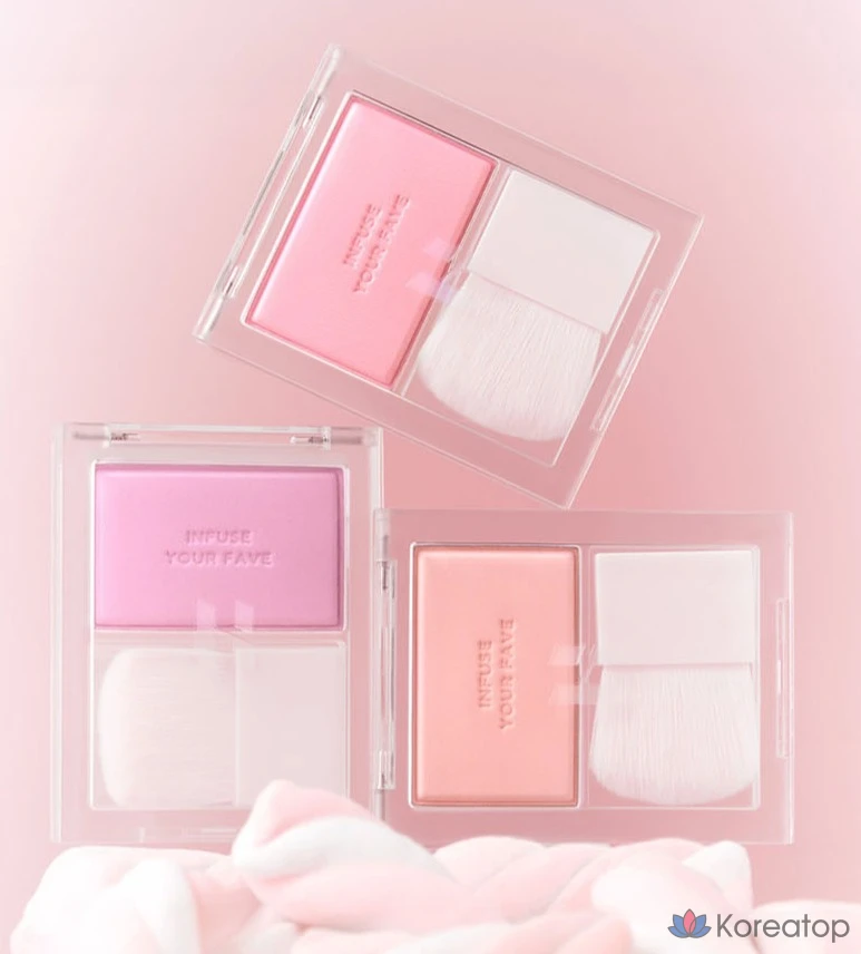 Румяна Holika Holika My Fave Infusing Blush, оттенок 09 Icing, 5.5 г, 1 шт., фото 4