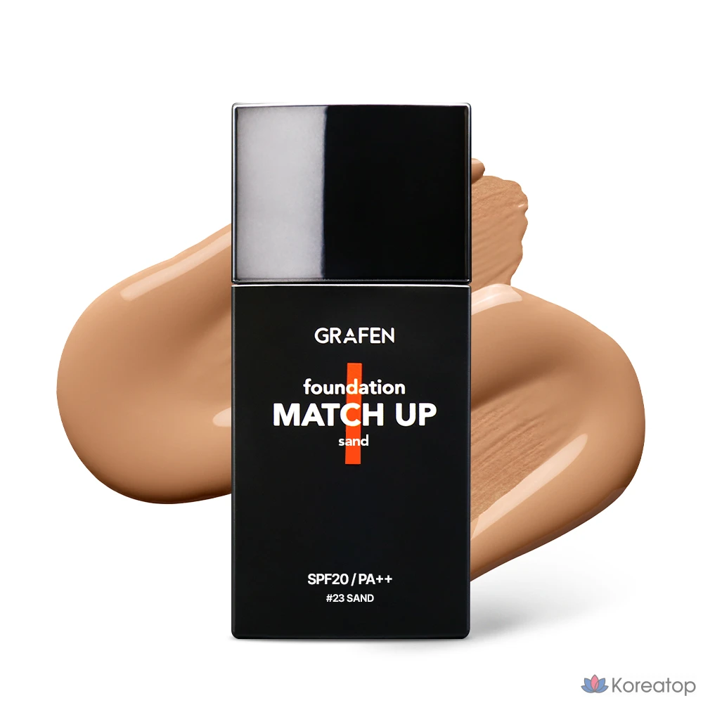 Тональный крем GRAFEN Match Up Foundation, оттенок 23 Sand, 40 мл, 1 шт.
