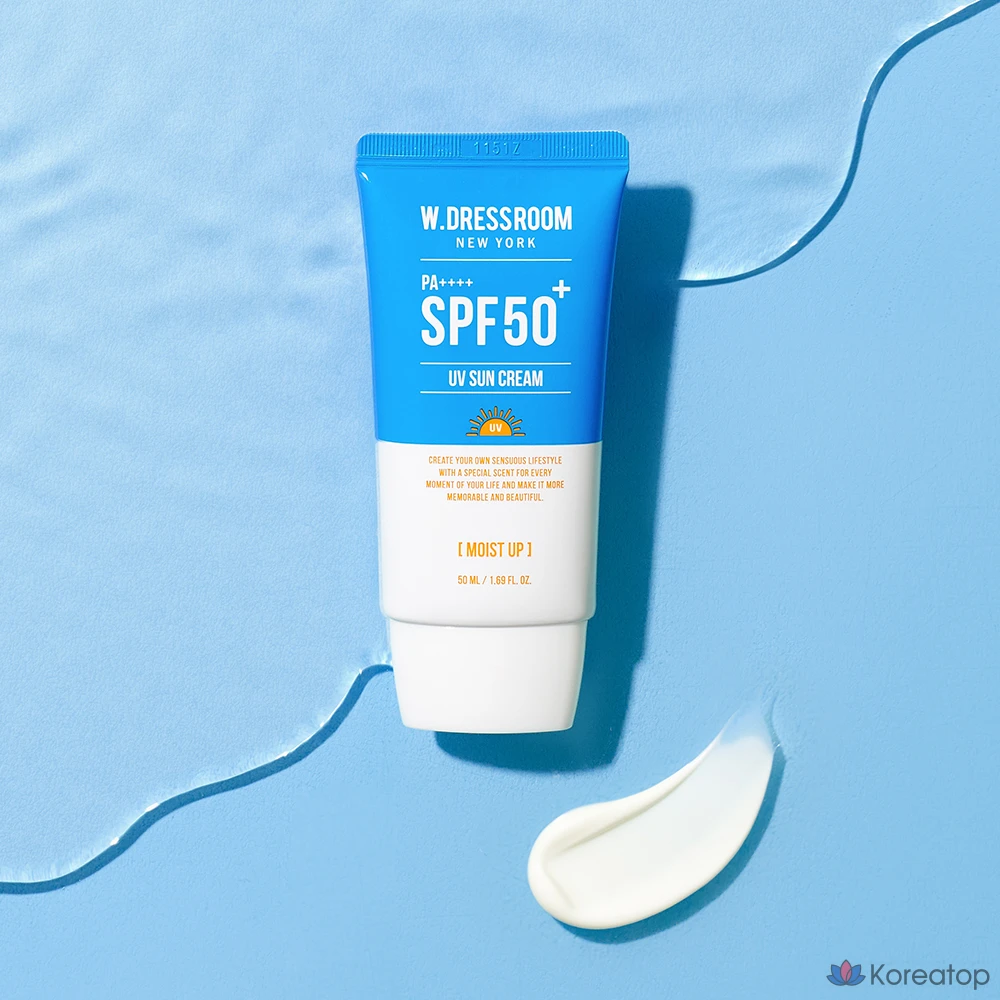 Солнцезащитный крем W.Dressroom Moisturizing Sun Cream SPF50+ PA++++, 50 мл, 1 шт.