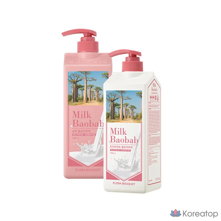 Набор для ухода Milk Baobab Flora Bouquet Hair 2-piece Set, 1 шт.
