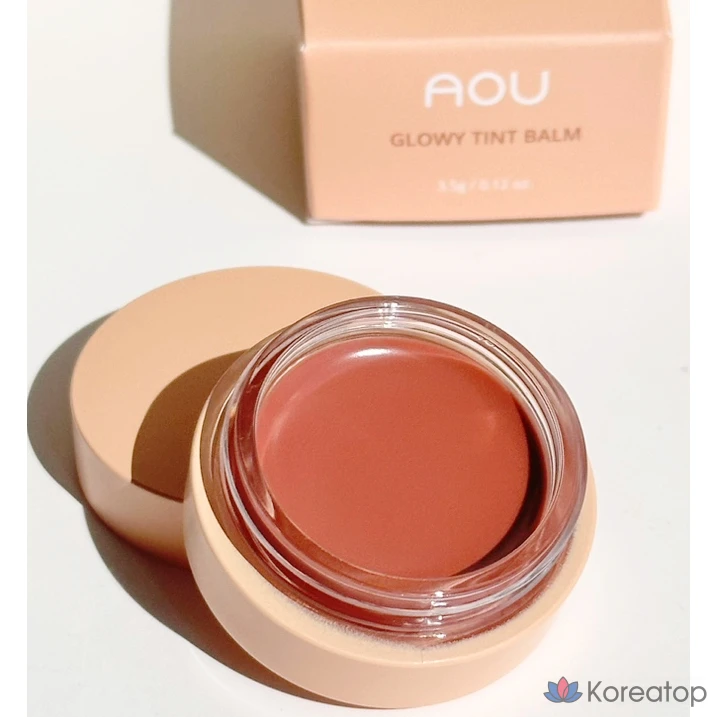 Тинт-бальзам для губ AOU Glowy Tint Balm, оттенок 06, 3.5 г, 1 шт.