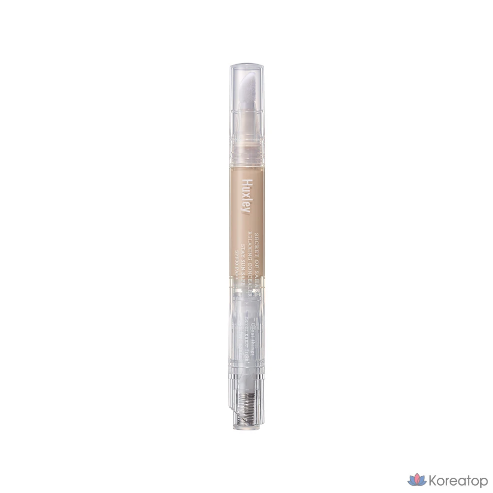 Консилер Huxley Relaxing Concealer Stay Sun Safe, оттенок 02 Desert Sand, 2.5 мл, 1 шт.