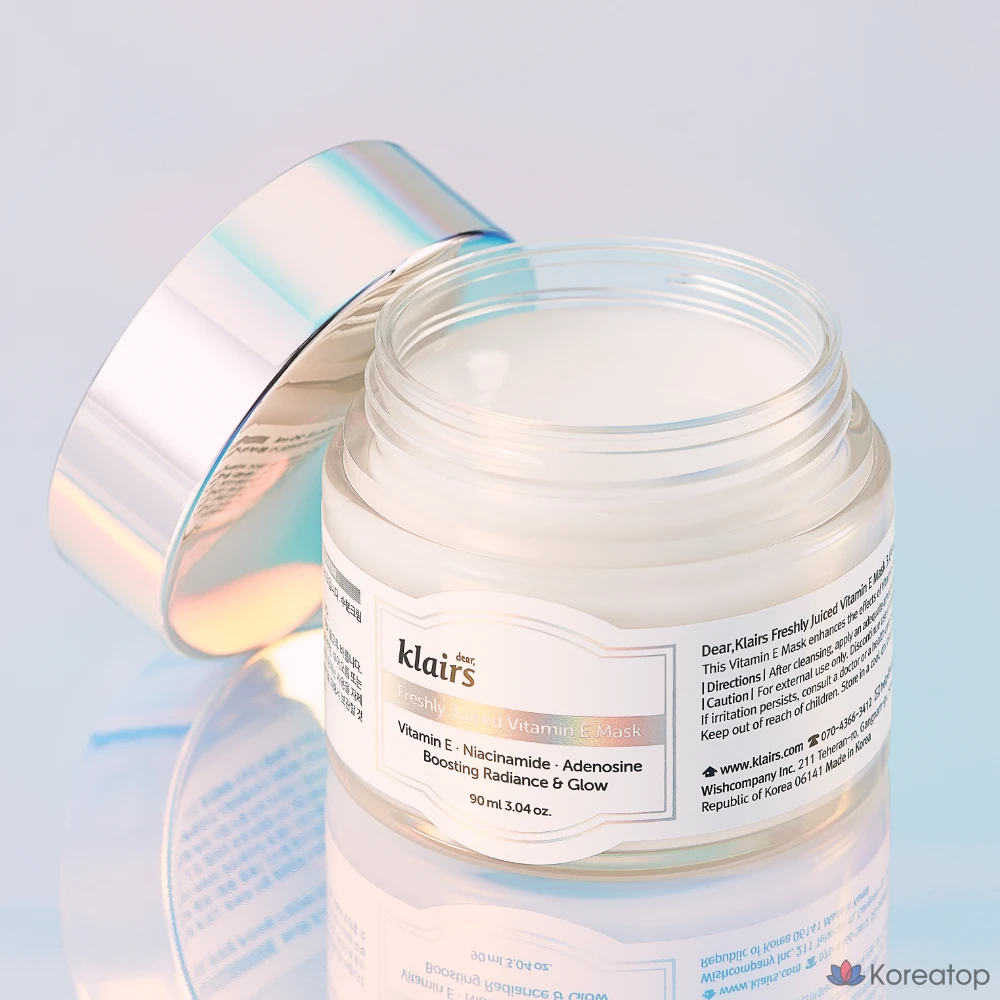 Тканевая маска для лица Dear, Klairs Freshly Juiced Vitamin E Mask, 2 шт., фото 2