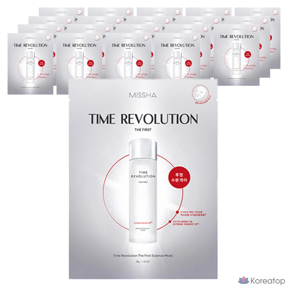 Тканевая маска для лица Missha Time Revolution The First Essence Mask, 30 г, 20 шт.