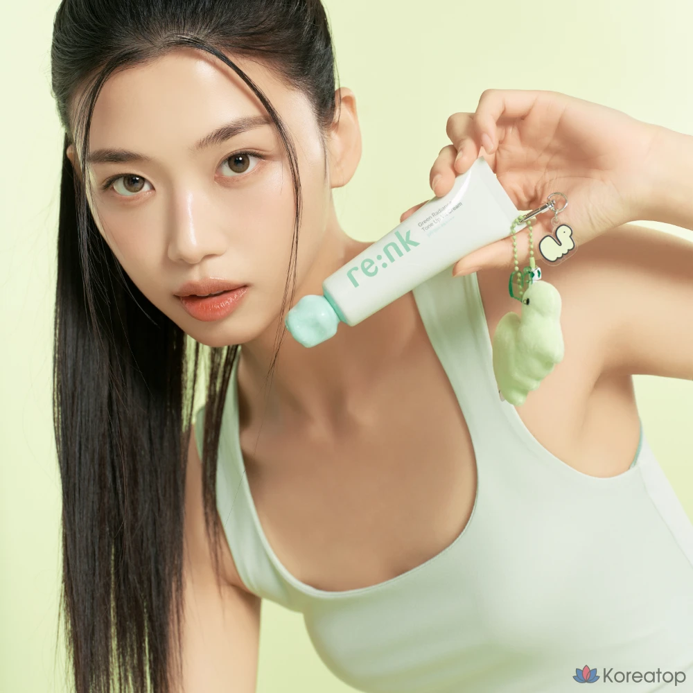Крем для лица Re:Nk Radiance Tone Up Light Cream SPF50+ PA++++, оттенок Green, 50 мл, 1 шт., фото 4