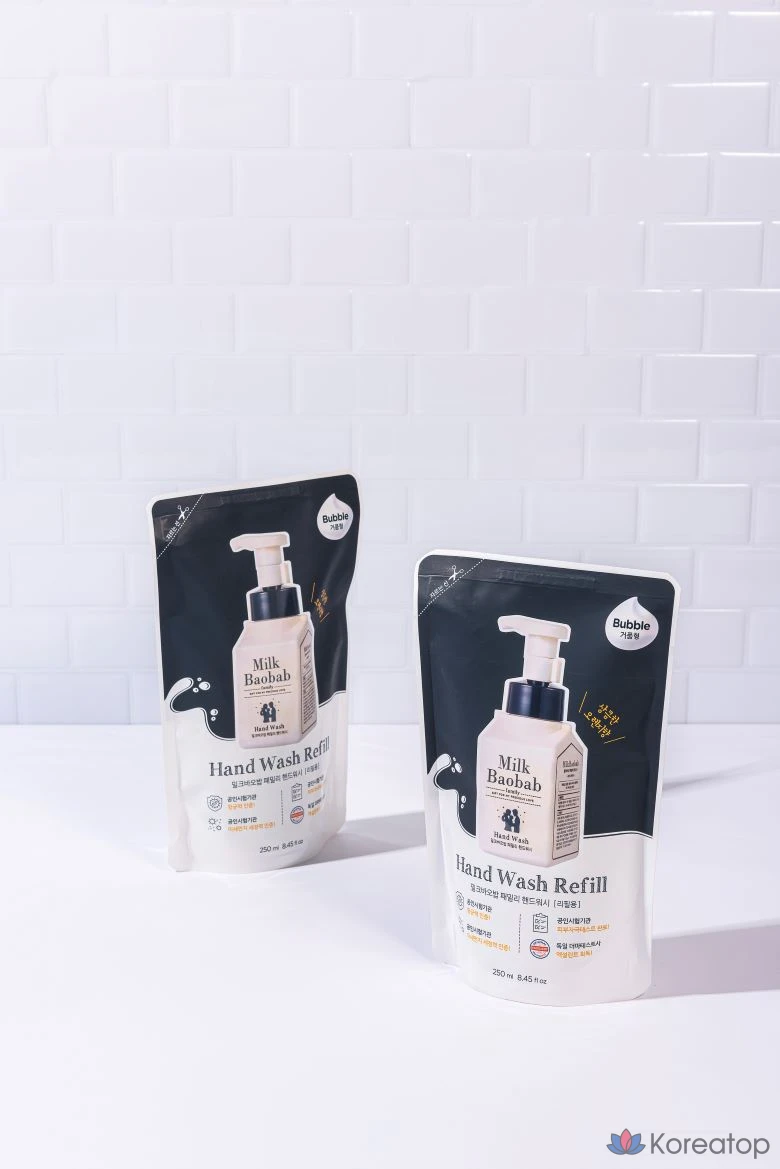 Жидкое мыло для рук Milk Baobab Family Hand Wash Refill, аромат Fresh Orange, 250 мл, 1 шт.