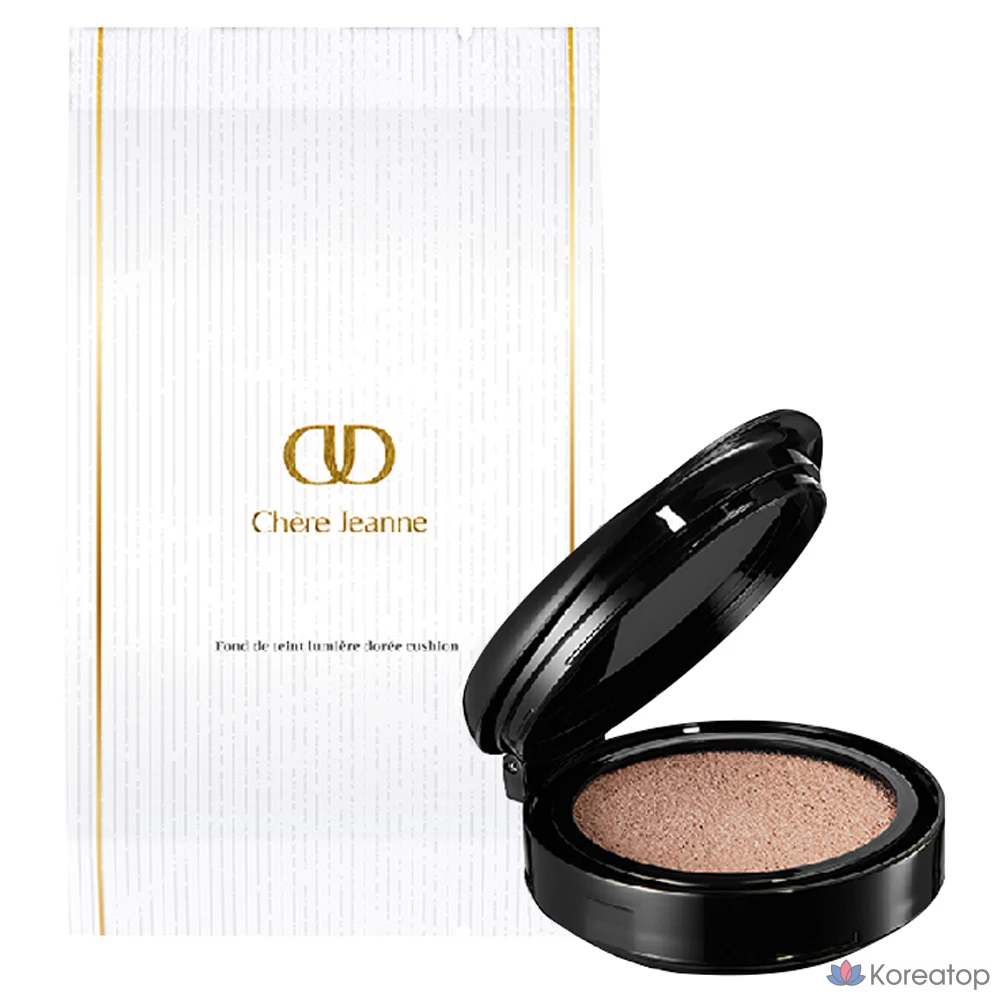 Кушон Chere Jeann Fond de Teint Lumiere Doree Cushion Refill, оттенок 19 Light, 14 г, 1 шт.
