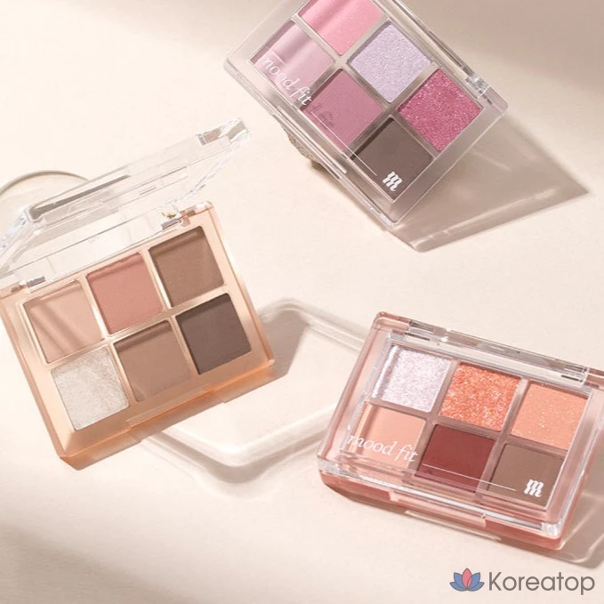 Тени для век MERZY New Mood Fit Shadow Palette, оттенок NM2 Silver Icy, 5.4 г, 1 шт.