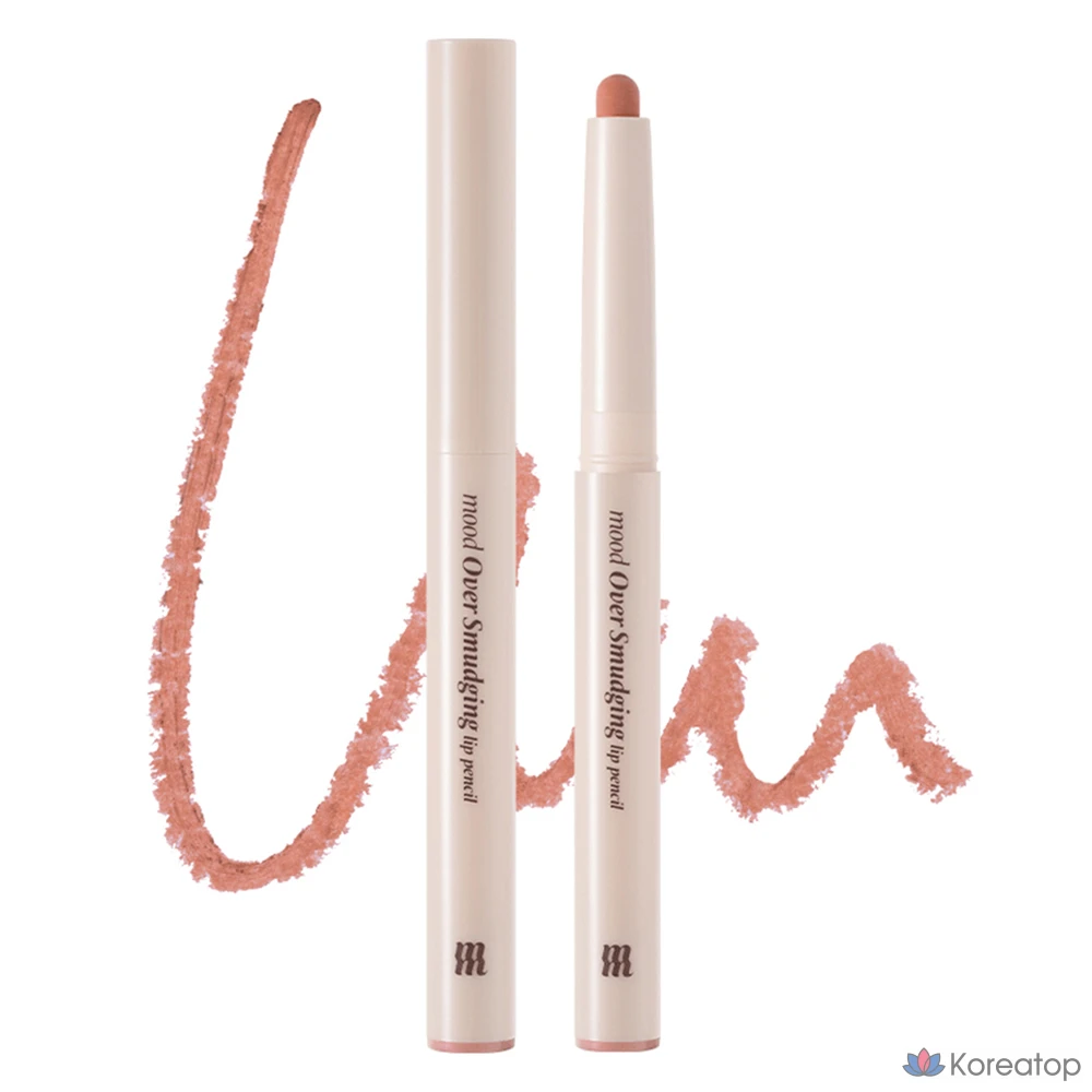 Карандаш для губ MERZY Mood Over Smudging Lip Pencil, оттенок ML1 Tender Peach, 0.9 г, 1 шт.