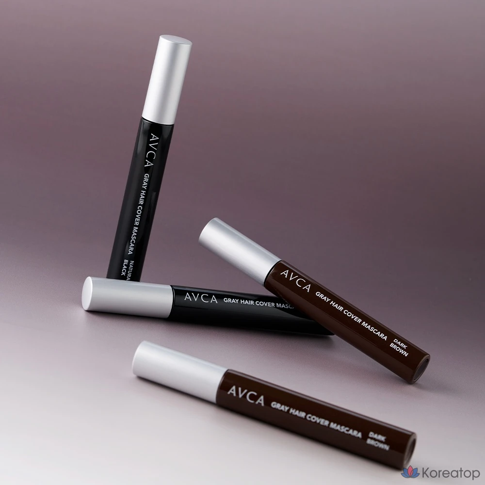 Тинт для волос AVCA Rapid Gray Hair Cover Hair Mascara, оттенок Natural Black, 7 г, 1 шт., фото 5