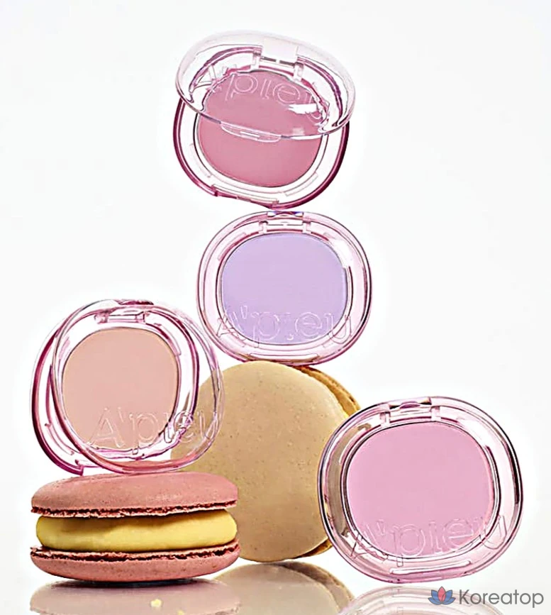 Румяна A'Pieu Juicy Pang Pastel Blusher, оттенок BE01 Nude Cotton, 3.7 г, 1 шт.