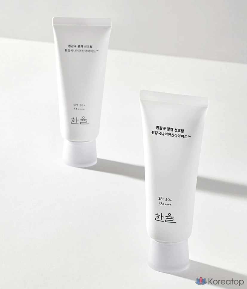 Солнцезащитный крем HANYUL White Chrysanthemum Glow Sun Cream SPF50+ PA++++, 70 мл, 1 шт.