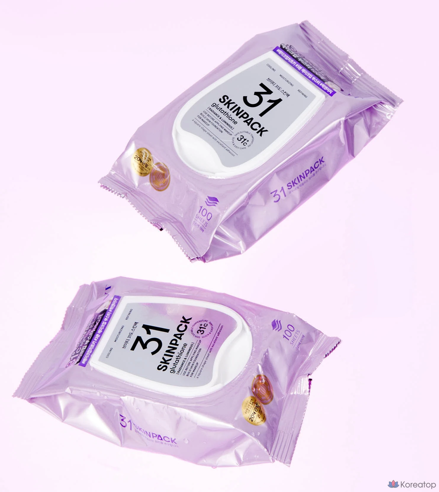 Тонер VT Cosmetics Luminous 31° Skin Pack, 100 шт.