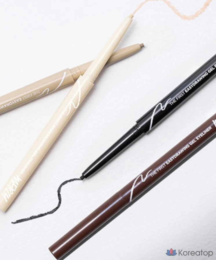 Гель-лайнер для глаз MERZY The First Easy Drawing Gel Eyeliner, оттенок EG6 Pecan, 0.14 г, 1 шт.