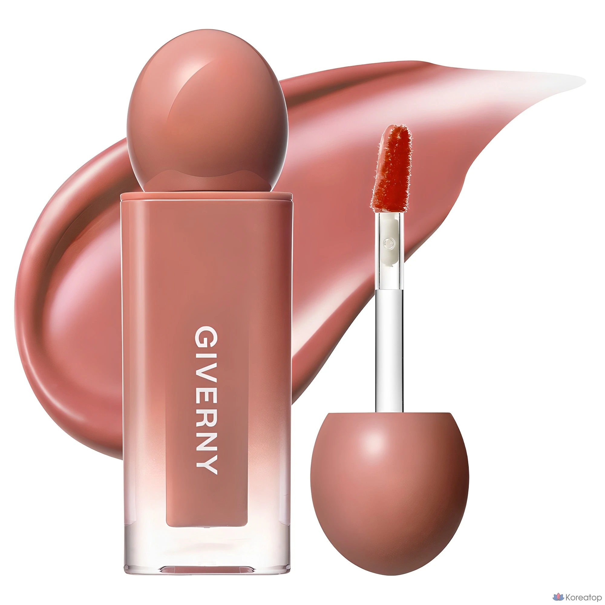 Тинт для губ Giverny Dewy Lip Glaze Tint, оттенок 02 Mellow Beige, 4.9 г, 1 шт.