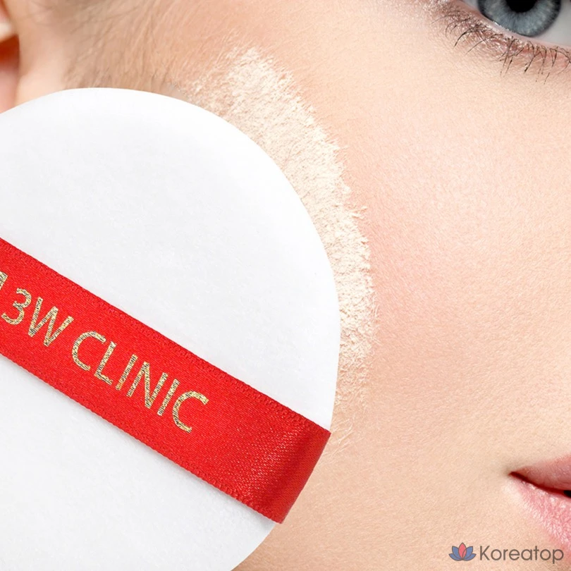 Пудра для лица 3W Clinic Natural Makeup Powder, оттенок 10 Transparent Pearl, 30 г, 1 шт.