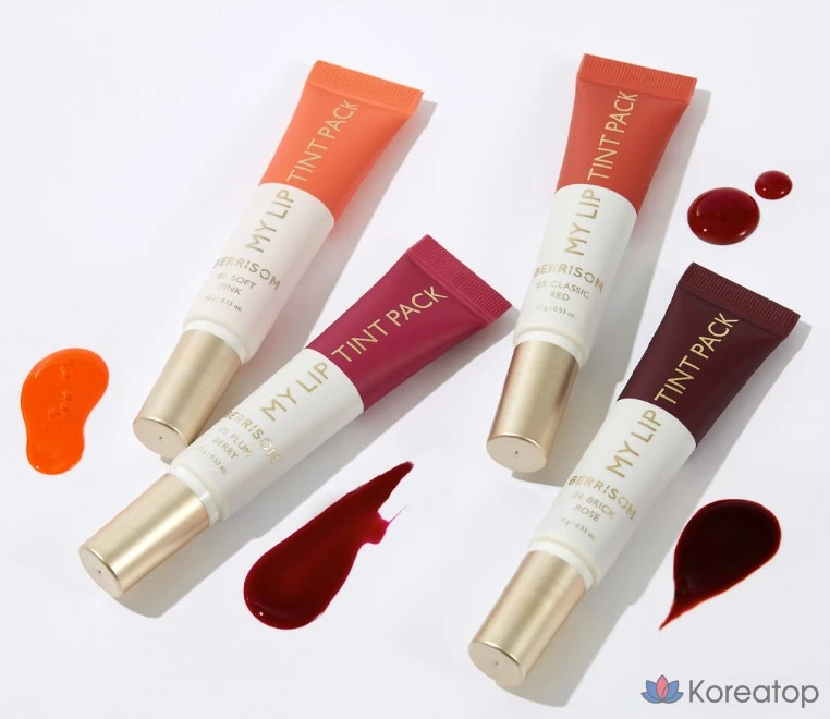 Тинт для губ Berrisom My Lip Tint Pack, оттенок 03 Classic Red, 15 г, 1 шт.