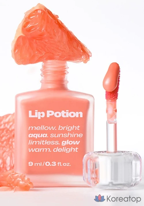 Бальзам для губ ALTERNATIVE STEREO Lip Potion Aqua Glow, оттенок 13 Tangerine Milk, 1 шт.