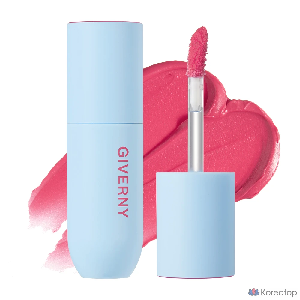 Тинт для губ Giverny Fluffy Sheer Tint, оттенок 06 Cherry Shake, 3.5 г, 1 шт.