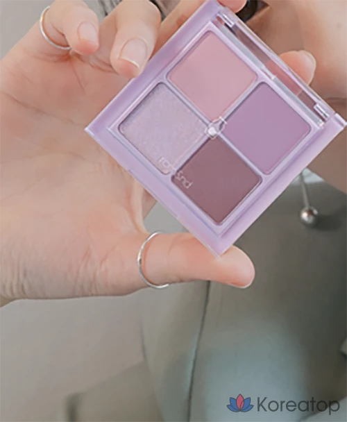 Палетка теней для век ROM&ND Better Than Eyes Eye Palette, оттенок W01 Dry Lavender, 1 шт., фото 6