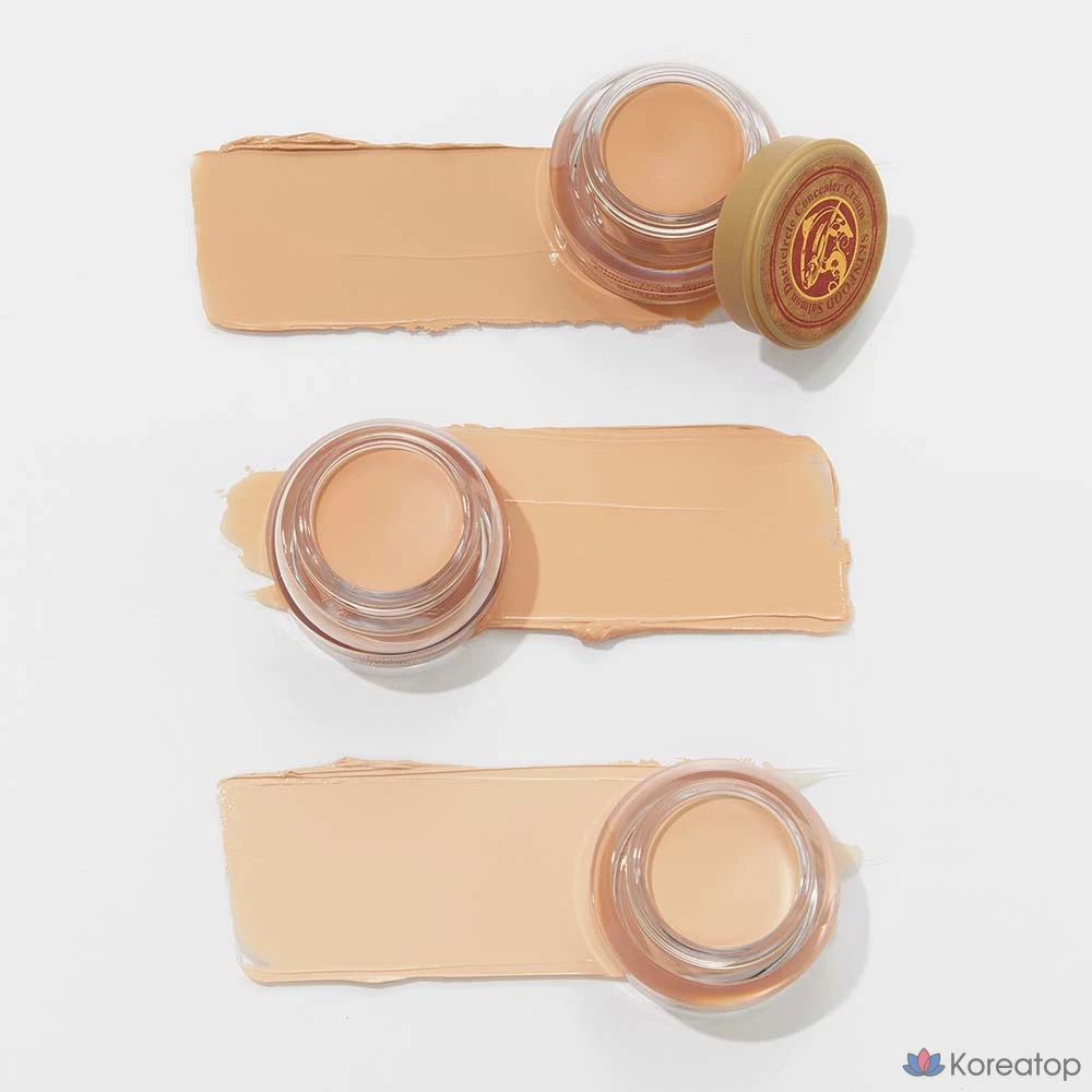 Крем-консилер Skinfood Salmon Dark Circle Cream Concealer, оттенок 0 Salmon Light, 10 г, 1 шт., фото 5