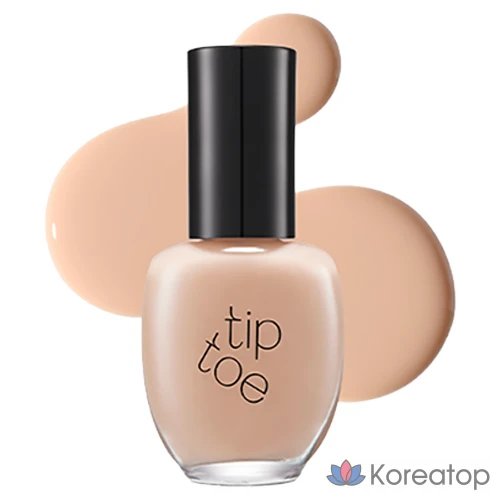 Лак для ногтей Tip Toe Andante Nail Polish, оттенок 212 Nuga Beige, 10 мл, 1 шт.