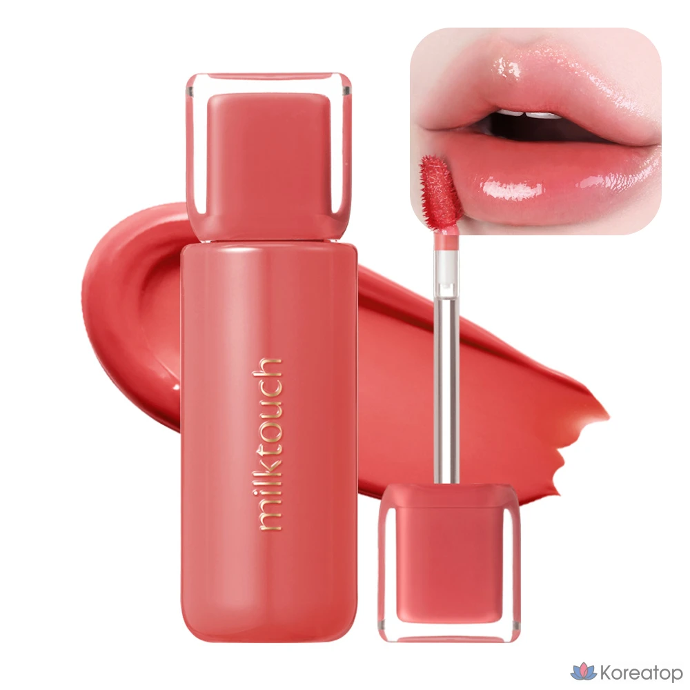 Тинт для губ Milk Touch Jelly Fit Glass Glow Tint, оттенок Autumn Peach, 4 г, 1 шт.