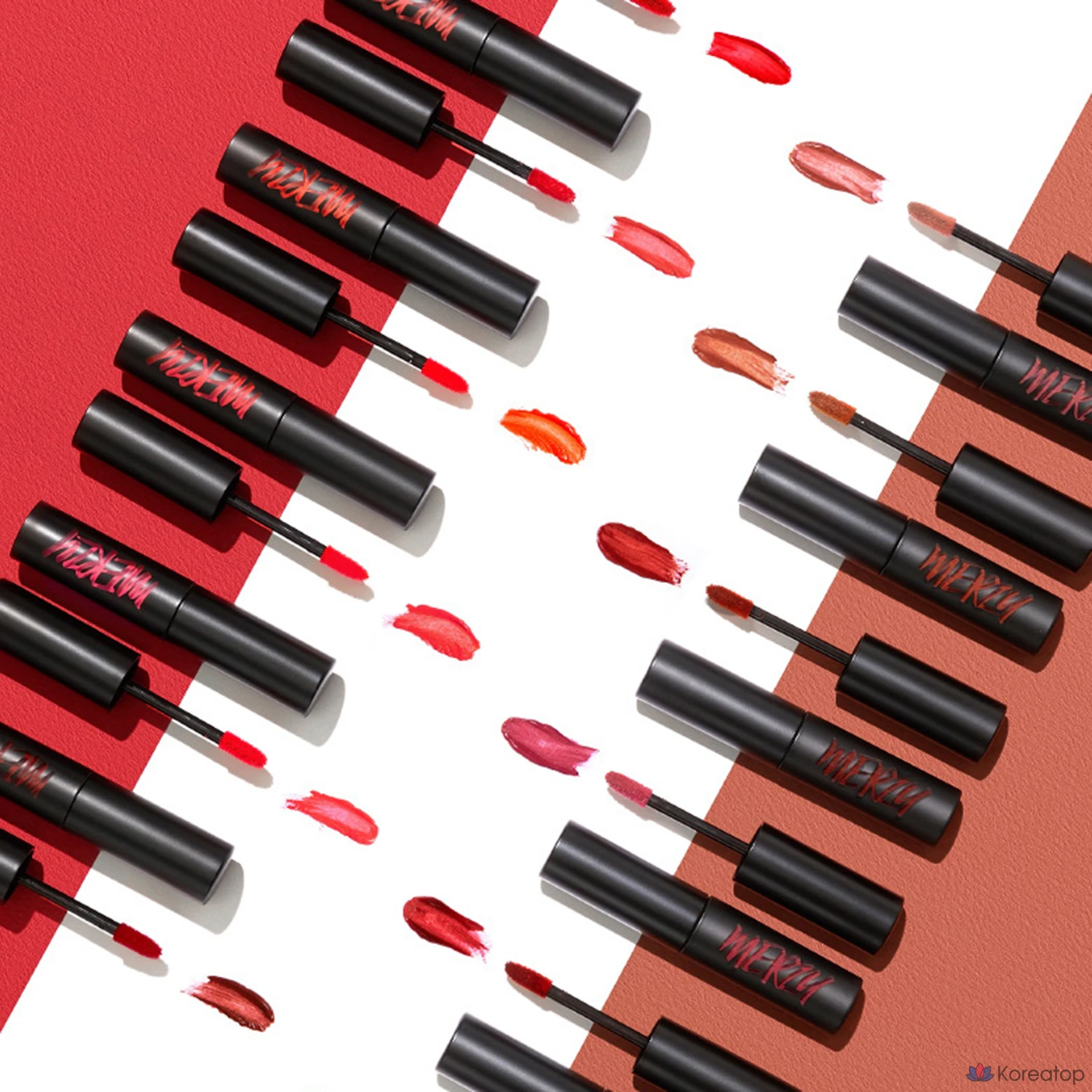 Тинт для губ MERZY The First Velvet Lip Tint, оттенок V3 Cassis Orange, 4.5 г, 1 шт., фото 9