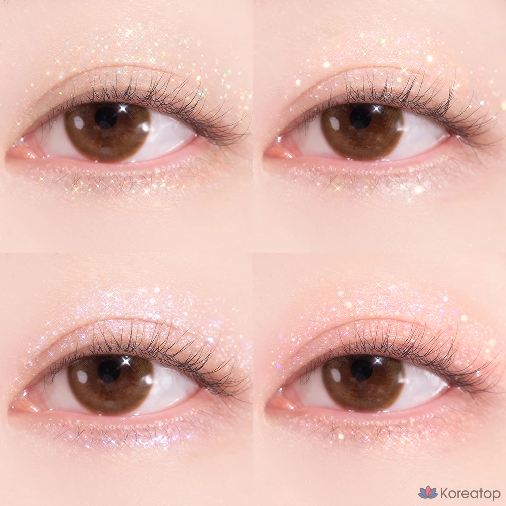Тинт для глаз Dasique Starlit Jewel Liquid Glitter, оттенок 03 Purple Sparkling, 1.8 г, 1 шт., фото 3