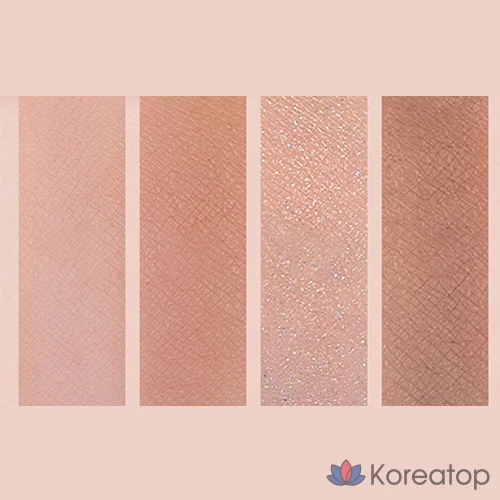 Палетка теней для век ROM&ND Better Than Eyes Palette, оттенок N01 Dried Willow Flower, 1 шт., фото 2