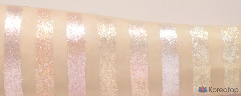Тинт для глаз Dasique Starlit Jewel Liquid Glitter, оттенок 03 Purple Sparkling, 1.8 г, 1 шт., фото 4