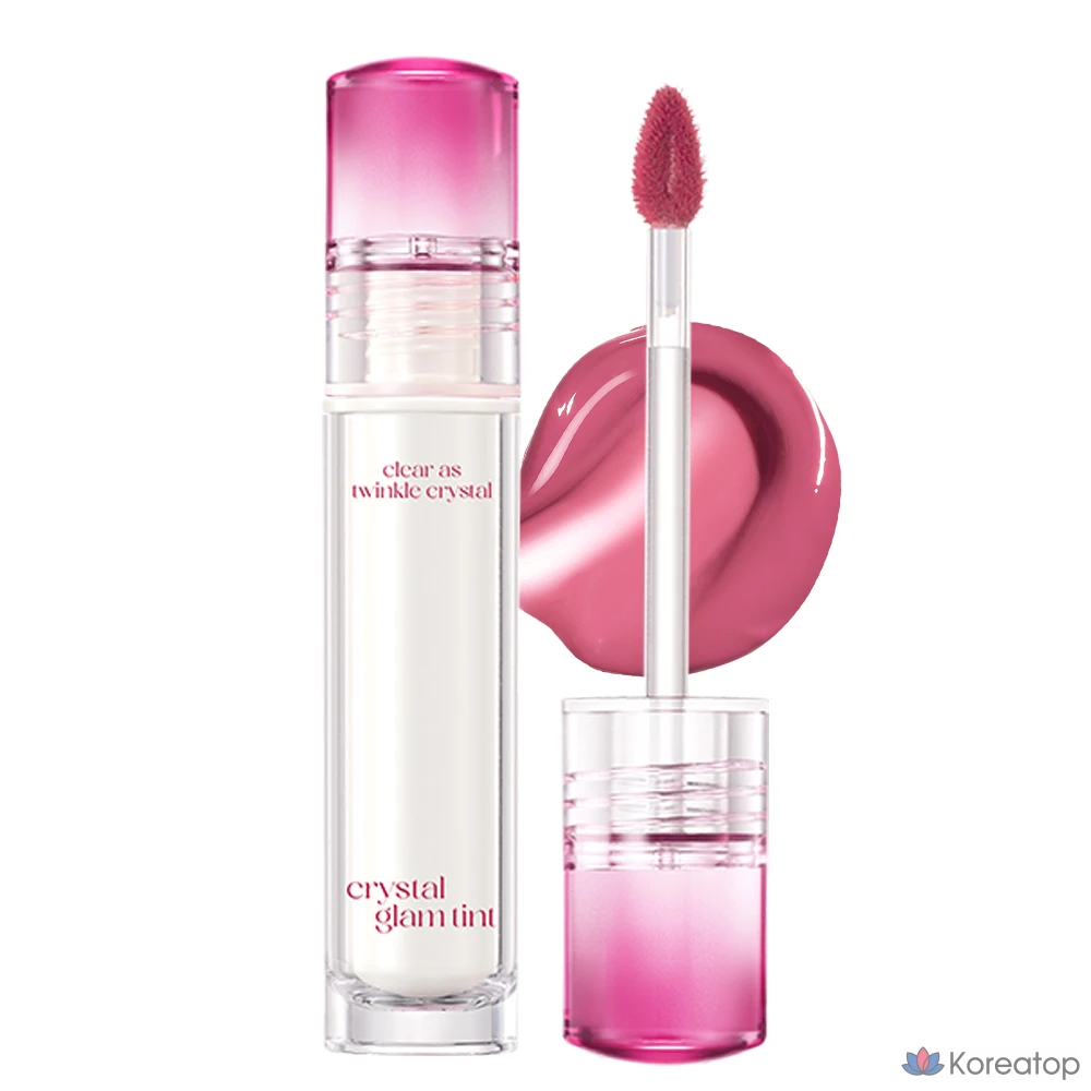 Тинт для губ Clio Crystal Glam Tint, оттенок 004 Pale Plum, 3.4 г, 1 шт.