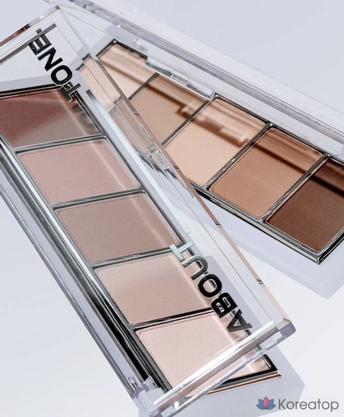 Тени для век ABOUT TONE Return to Basic Shadow Palette, оттенок 01 Classic, 9 г, 1 шт., фото 8