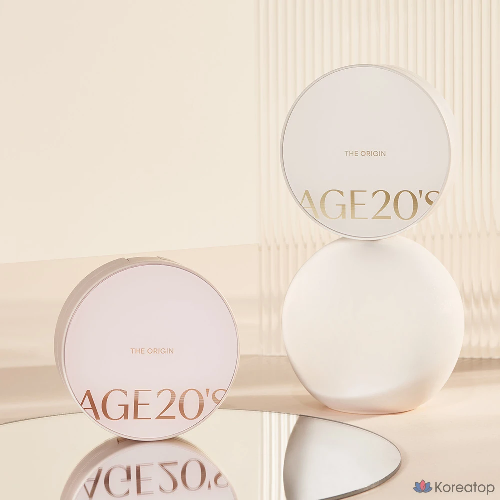 Кушон AGE 20S The Origin Essence Pact, оттенок 21, 12.5 г + 12.5 г, 1 шт., фото 7