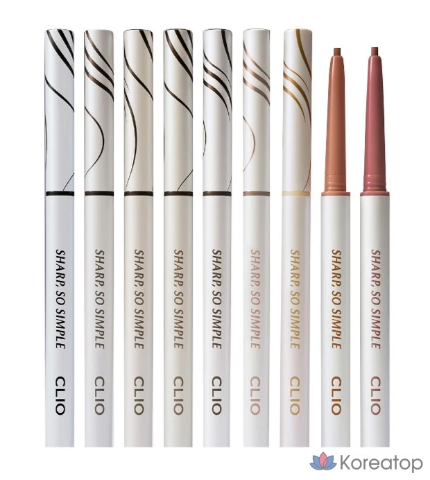 Подводка для глаз Clio Sharp So Simple Waterproof Pencil Liner, оттенок 006 Vanilla Beige, 0.14 г, 1 шт., фото 2