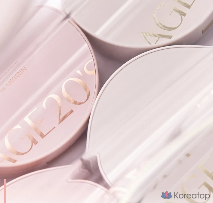 Кушон AGE 20S The Origin Essence Pact, оттенок 21, 12.5 г + 12.5 г, 1 шт., фото 8