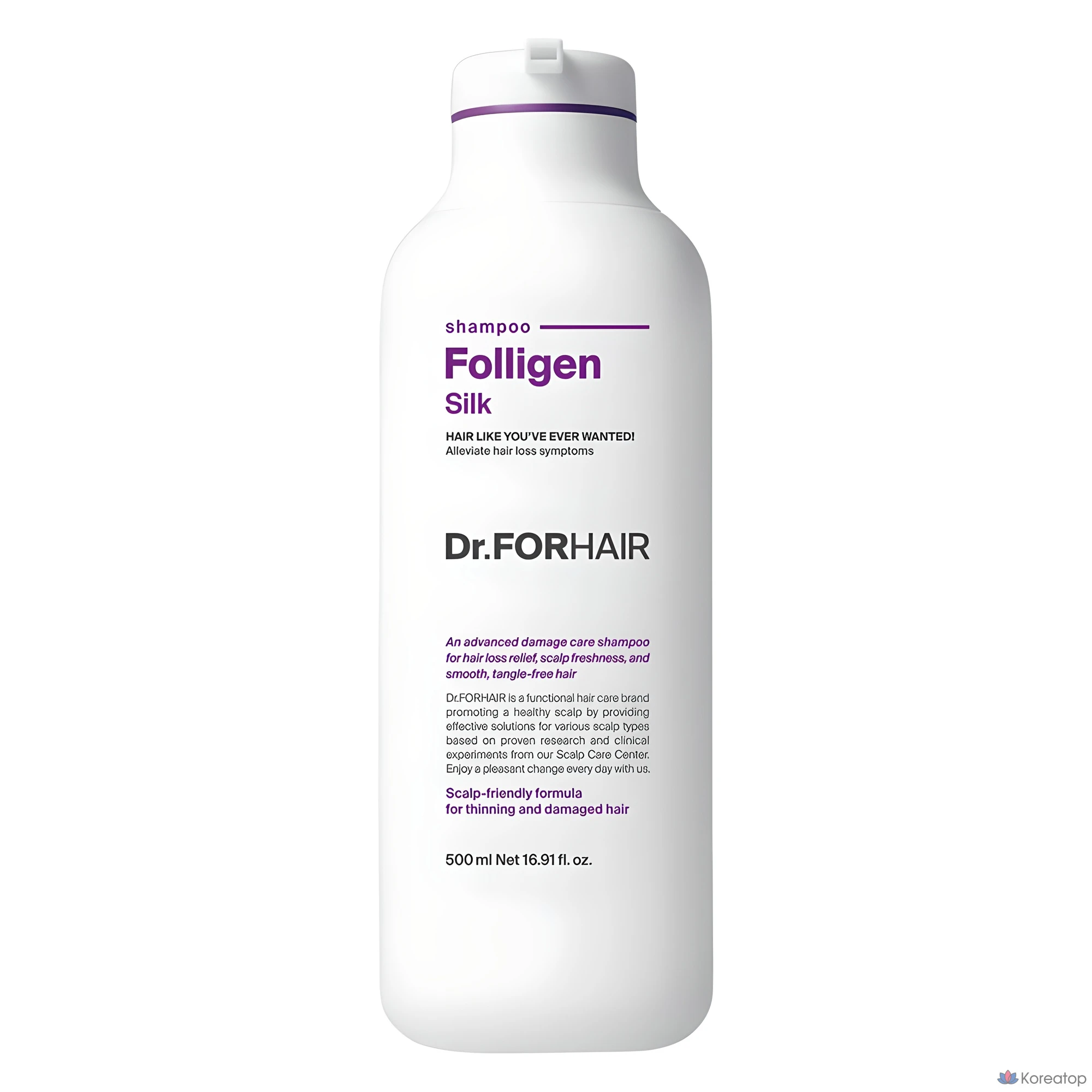Шампунь Dr. Forhair Damage Care Scalp & Hair Loss Polygene Silk Shampoo, 500 мл, 1 шт.