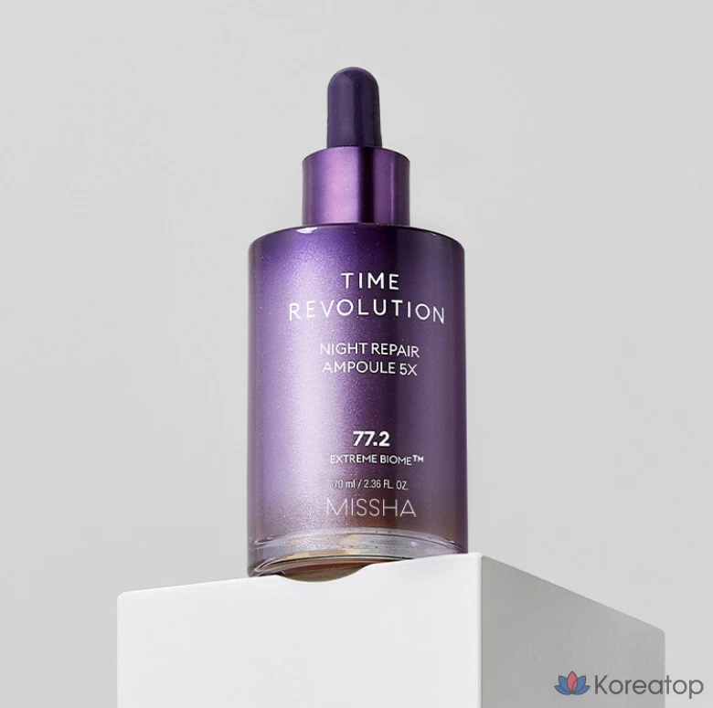Ампульная сыворотка Missha Time Revolution Night Repair Ampoule 5X, 70 мл, 1 шт.