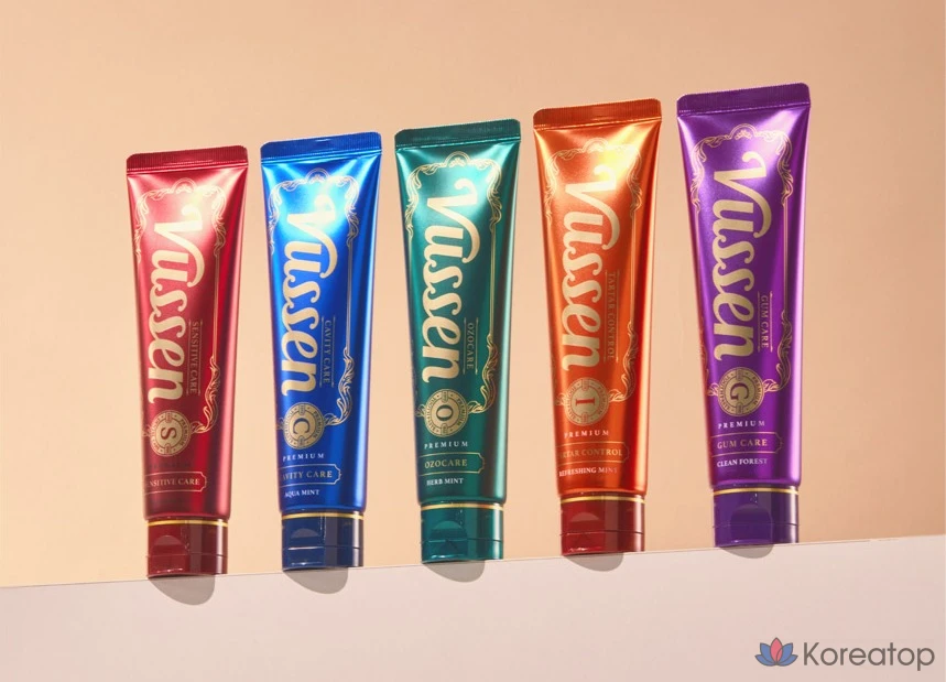 Зубная паста Vussen S Sensitive Care, 120 г, 5 шт., фото 6