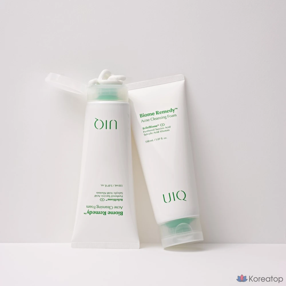 Очищающая пенка UIQ Biome Remedy Acne Cleansing Foam, 150 мл, 1 шт., фото 7
