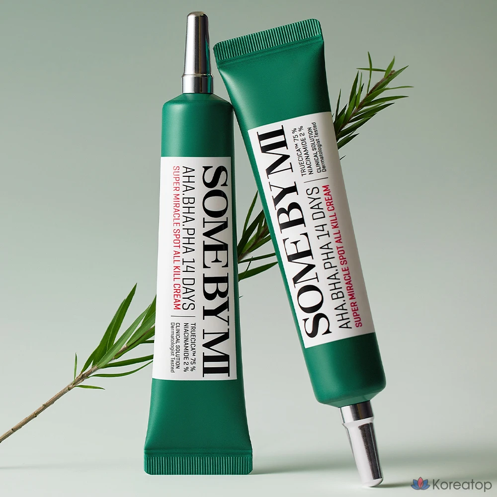 Крем для лица Some By Mi AHA BHA PHA 14 Days Super Miracle Spot All Kill Cream, 30 мл, 1 шт.