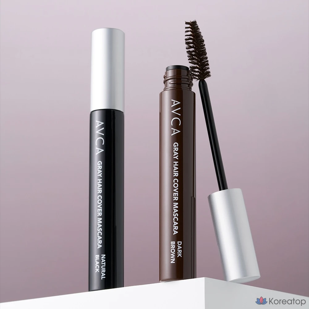 Тинт для волос AVCA Rapid Gray Hair Cover Hair Mascara, оттенок Natural Black, 7 г, 1 шт., фото 6