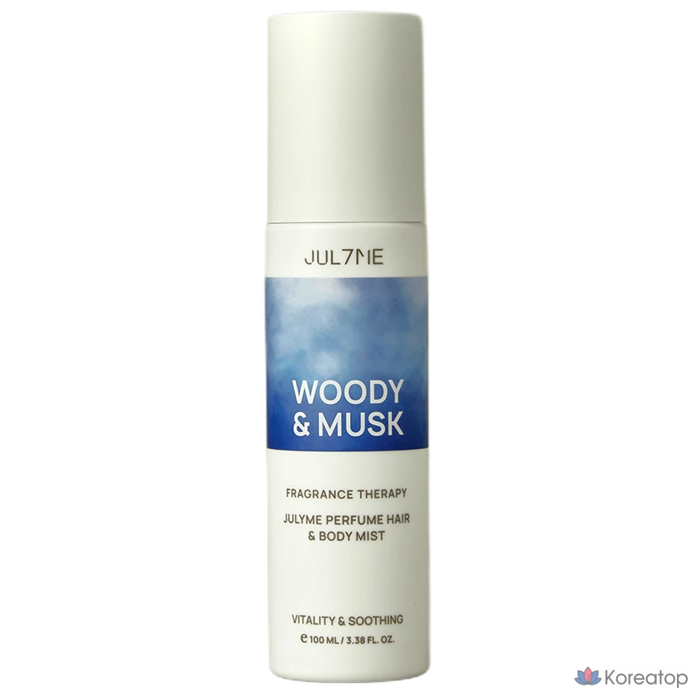 Парфюмированная вода для волос и тела JUL7ME Perfume Hair & Body Mist Woody & Musk, 100 мл, 1 шт.