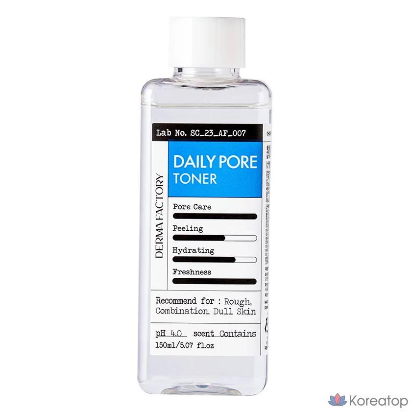 Тонер Derma Factory Daily Pore Toner, 150 мл, 1 шт.