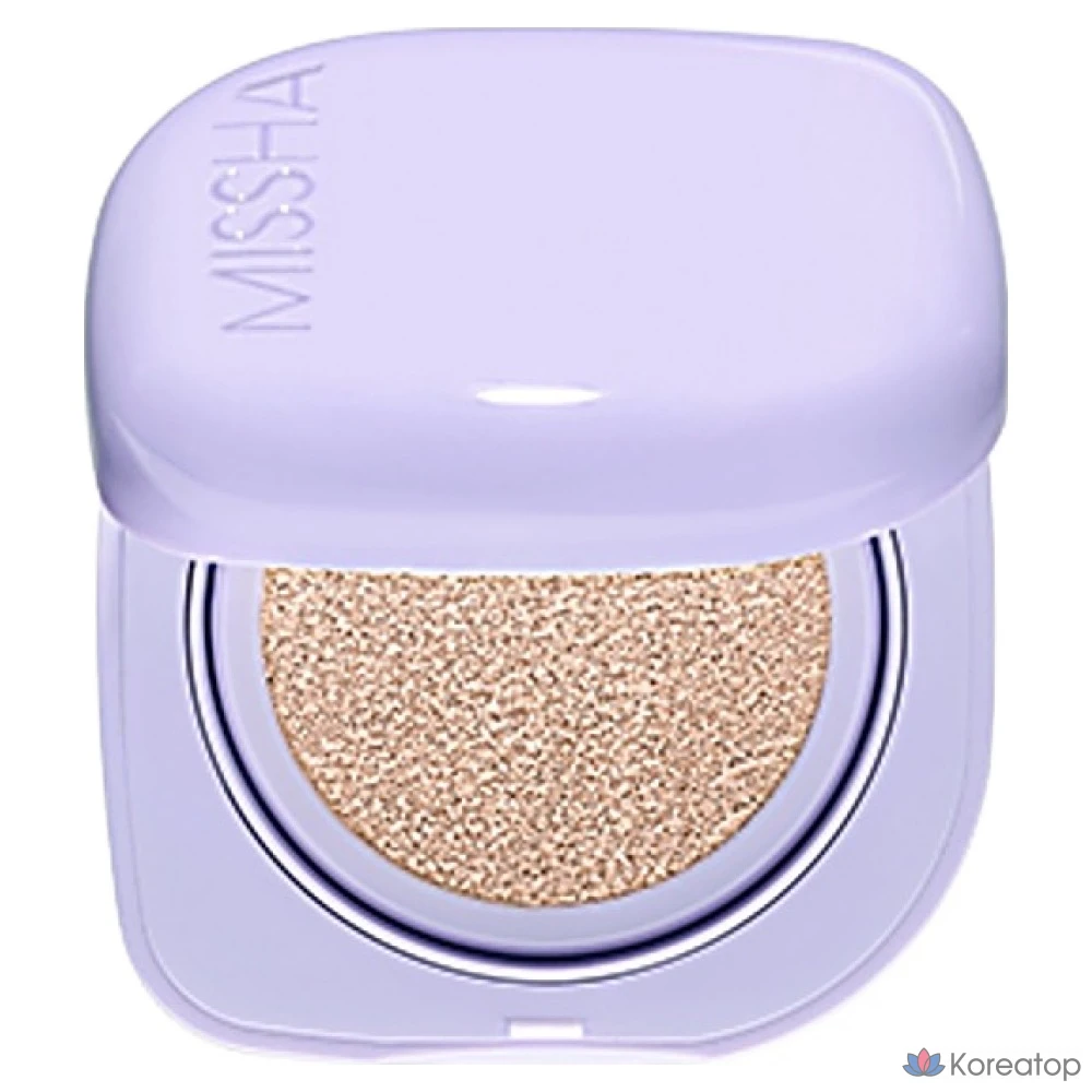 Кушон Missha Layering Fit Cushion Semi Glow, оттенок 21 Fair, 15 г, 1 шт.